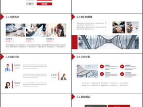 红色大气简约商务项目计划书 赋能企业营销的战略蓝图